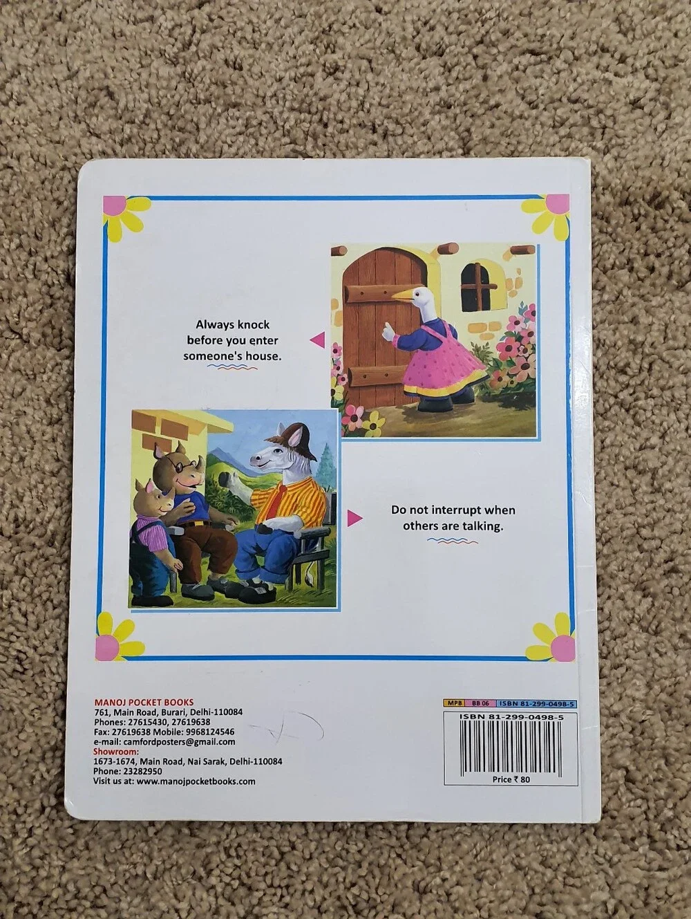 My First Board Book Of Good Manners to teach kids early about good manners